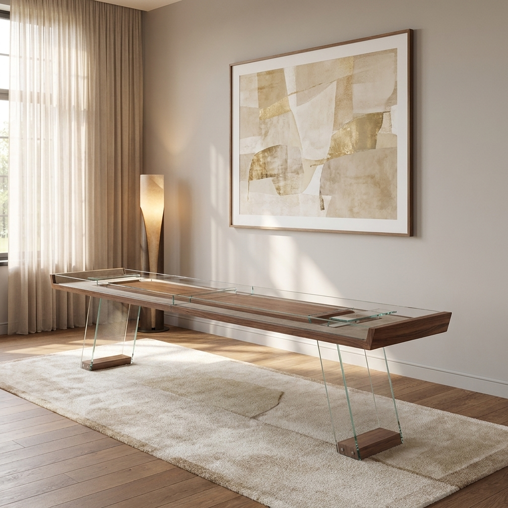 Glass Shuffleboard Table – Blackwell Aura™